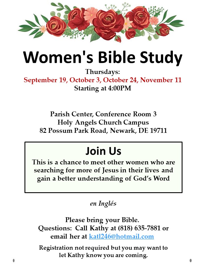 Womens Bible Study SJHA Sep Oct Nov 2024