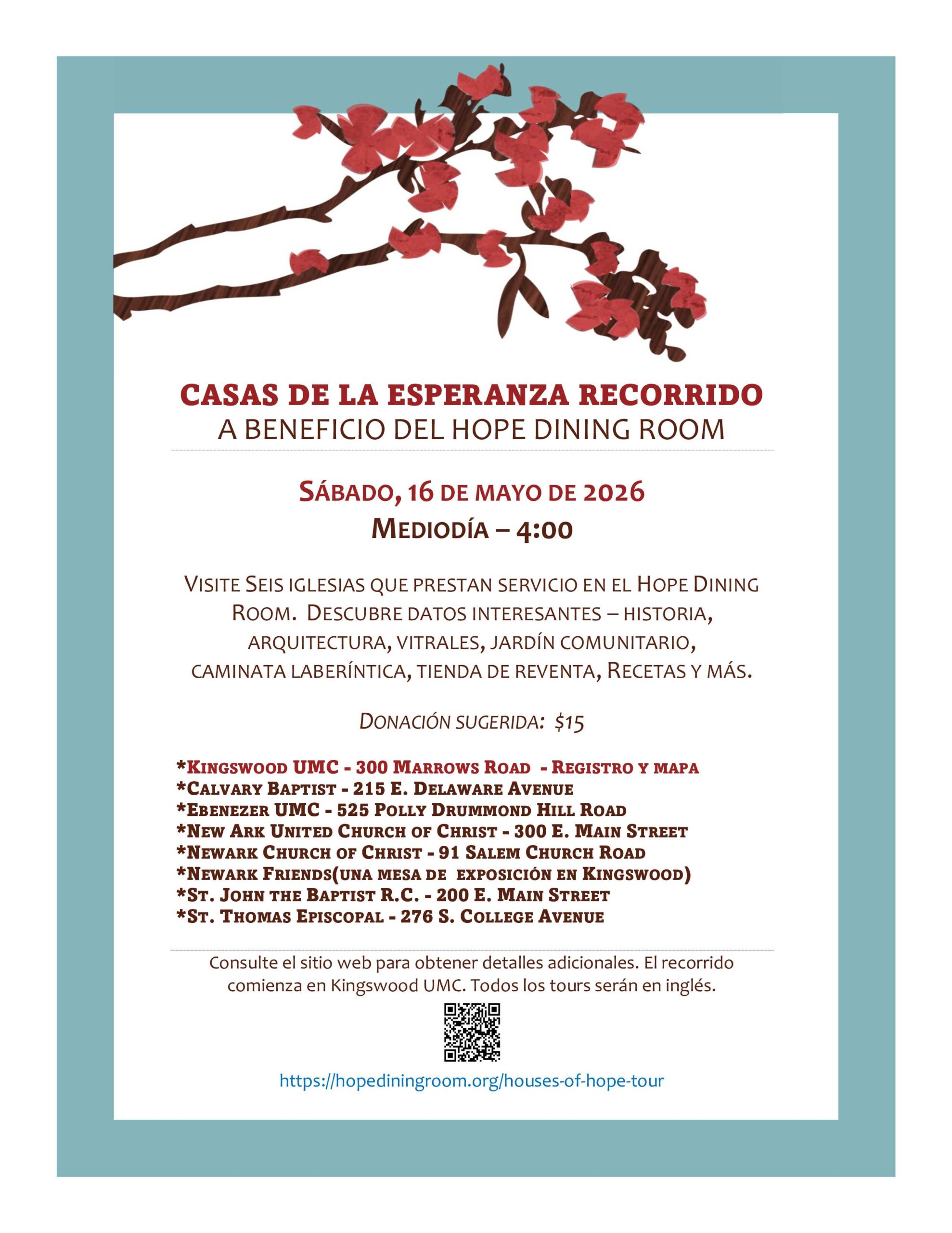 Houses of Hope Flyer - Final Spanish