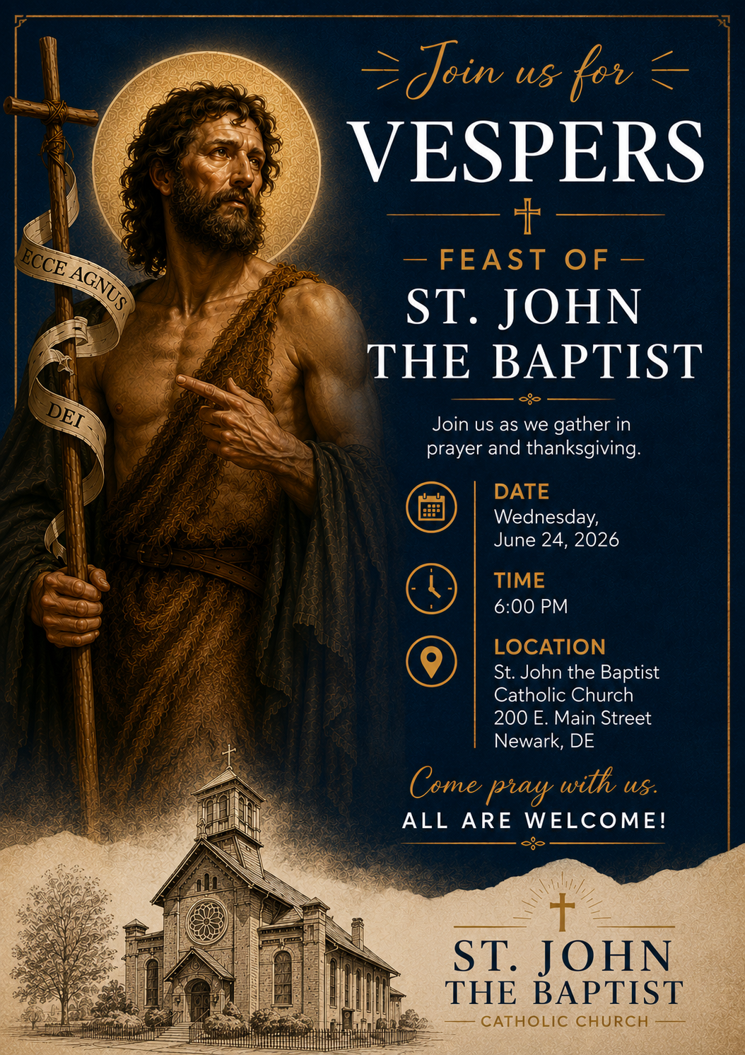St. John Feast Vespers 2026